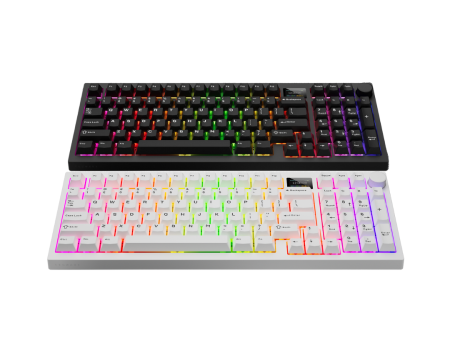 Tecware Spectre 96 LCD 3-Mode Candy Red Linear Gaming Keyboard Online Sale