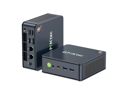 GMKtec M5 Plus NucBox Mini PC (Black) - AMD Ryzen 7 5825U | 16GB DDR4 | 512GB M.2 | WiFi 6E | Windows 11 Pro | HDMI | USBC Hot on Sale