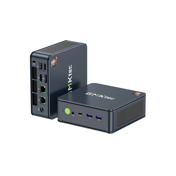 GMKtec M5 Plus NucBox Mini PC (Black) - AMD Ryzen 7 5825U | 16GB DDR4 | 512GB M.2 | WiFi 6E | Windows 11 Pro | HDMI | USBC Hot on Sale