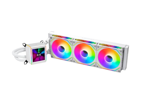 Lian Li Galahad II LCD 360mm White GA2ALCD36INW Liquid   Water Cooling Online now