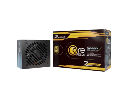 Seasonic Core GX-650 GOLD 650watts ATX 3.0 V2 80+ Full Modular PSU SRP-CGX651 Online