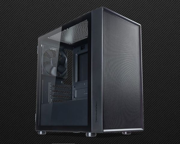 Tecware Nexus Air M2 Mesh TG mATX Case (3x120mm Fan included) Black | White Supply