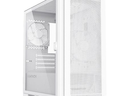 Montech Air 100 Lite Mesh TG White Case mATX 2*120mm 40882 Online