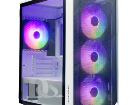 Tecware Forge M ARGB White Case (4x120mm ARGB Fan) Online Hot Sale