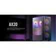 Antec AX20 Elite Black Mesh TG ATX Case w  4x120mm RGB Fan Online now