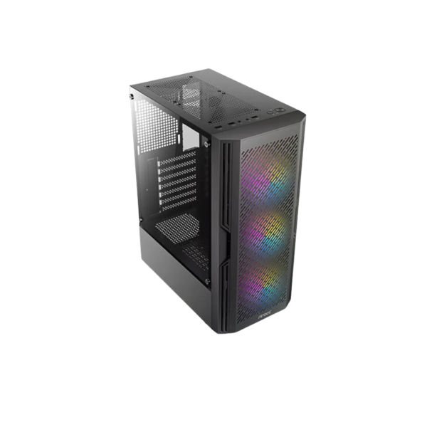 Antec AX20 Elite Black Mesh TG ATX Case w  4x120mm RGB Fan Online now