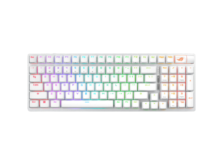 Asus ROG Strix Scope II 96 Wireless Tri-Mode Hotswappable NX SNOW Mechanical Keyboard X901 For Cheap