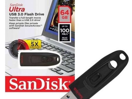 SanDisk Ultra 64GB USB 3.0 Flash Drive SDCZ48-064G-U46 Fashion