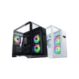 Tecware ARC M mATX TG Case w  3X120 Omni ARGB Fans For Cheap