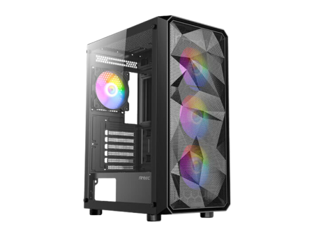 Antec AX83 RGB Elite Black ATX Mid Tower Case w  4X120mm RGB Fan Online Sale