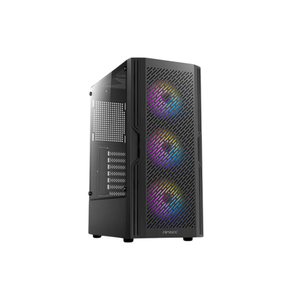 Antec AX20 Elite Black Mesh TG ATX Case w  4x120mm RGB Fan Online now