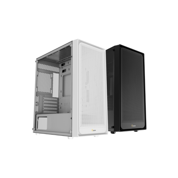 Ocypus Gamma C50 Airflow mATX Case GAMMA-C50-BKG000XX-GL   GAMMA-C50-WHG000XX-GL Hot on Sale