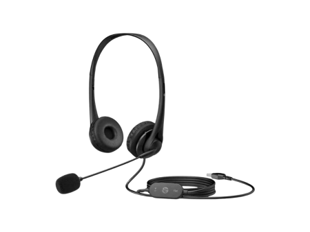 HP Stereo USB Headset G2 Black with Noice Cancelling Mic on Sale