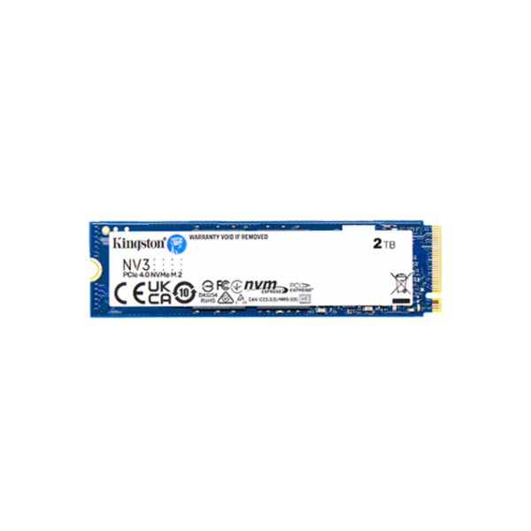 Kingston NV3 PCIe 4.0 NVMe M.2 Internal Desktop and Laptop SSD ( 1TB SNV3S 1000G - 2TB SNV3S 2000G ) Fashion