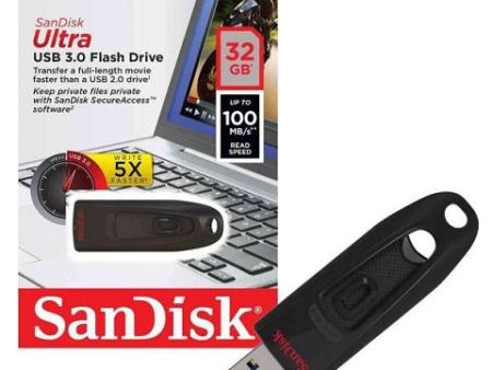 SanDisk Ultra 32GB USB 3.0 Flash Drive SDCZ48-032G-U46 For Sale