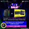 Corsair iCue 5000T RGB TG Black Midtower + Corsair 3-in-1 Gaming Bundle (K60 RGB Keyboard, Harpoon Mouse, MM300 Mousepad) Online now