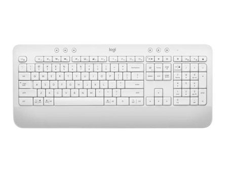 Logitech Signature K650 Spill-Resistant Wireless Keyboard White Online Sale