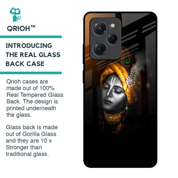 Ombre Krishna Glass Case for Poco X5 Pro 5G For Discount