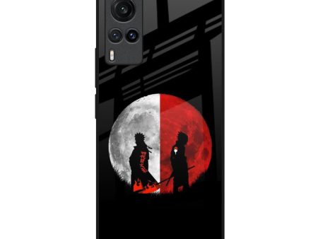 Anime Red Moon Glass Case for Vivo X60 For Sale