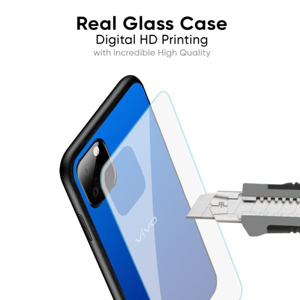 Egyptian Blue Glass Case for Vivo X60 Cheap