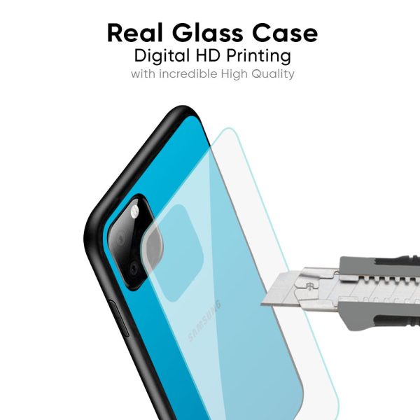 Blue Aqua Glass Case for Samsung Galaxy A52s 5G Hot on Sale