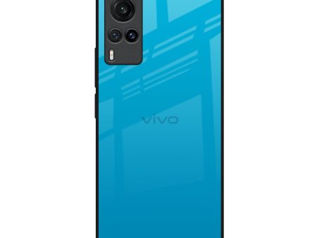 Blue Aqua Glass Case for Vivo X60 Online now