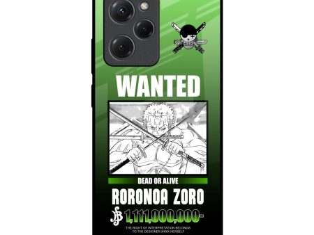 Zoro Wanted Glass Case for Poco X5 Pro 5G Online now