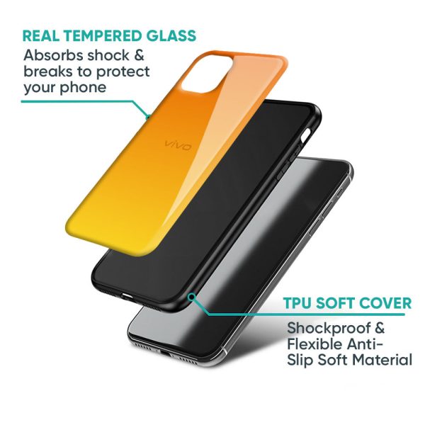 Sunset Glass Case for Vivo X60 For Cheap