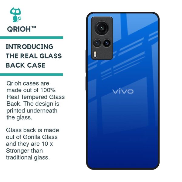 Egyptian Blue Glass Case for Vivo X60 Cheap