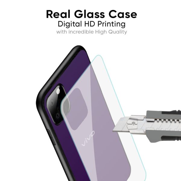 Dark Purple Glass Case for Vivo X60 For Discount