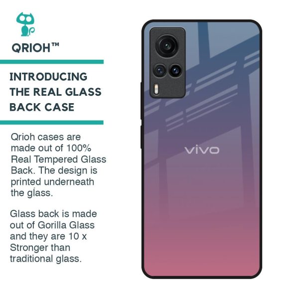 Pastel Gradient Glass Case for Vivo X60 Online Sale