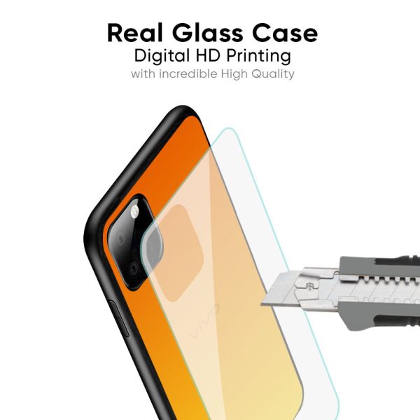 Sunset Glass Case for Vivo X60 For Cheap