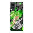 Anime Green Splash Glass Case for Vivo X60 For Discount