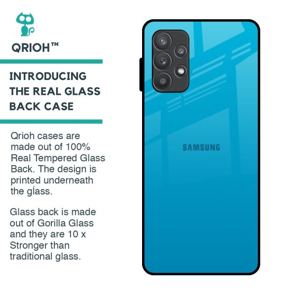 Blue Aqua Glass Case for Samsung Galaxy A52s 5G Hot on Sale