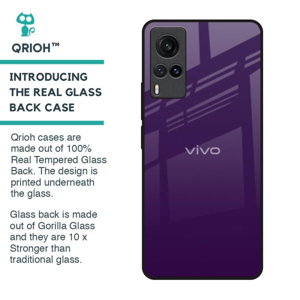 Dark Purple Glass Case for Vivo X60 For Discount