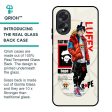 Bape Luffy Glass Case for Oppo A18 Cheap