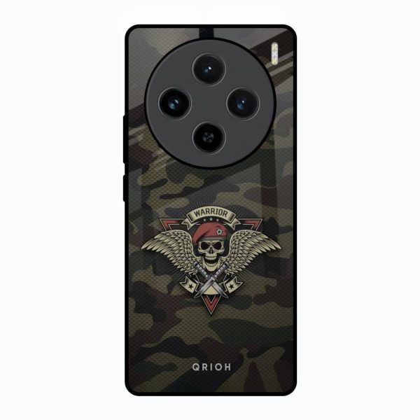 Army Warrior Glass Case for Vivo X100 5G on Sale