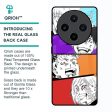 Anime Sketch Glass Case for Vivo X100 5G Online Sale