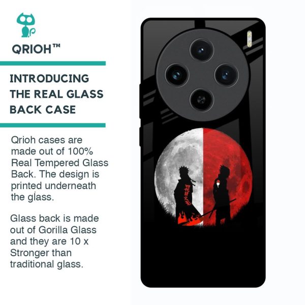 Anime Red Moon Glass Case for Vivo X100 5G Online