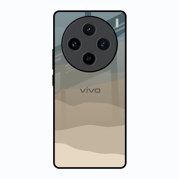 Abstract Mountain Pattern Glass Case for Vivo X100 5G Online