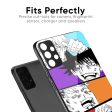 Anime Sketch Glass Case for Samsung Galaxy M51 Fashion