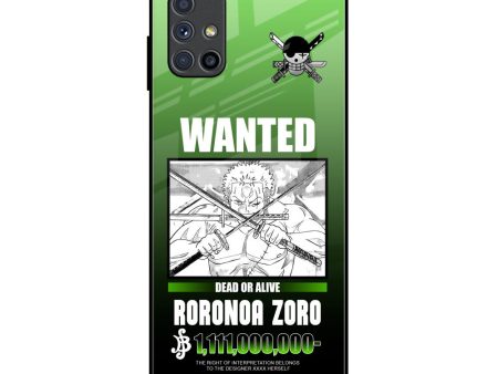 Zoro Wanted Glass Case for Samsung Galaxy M51 Cheap