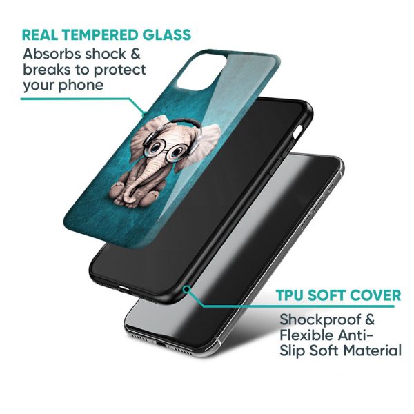 Adorable Baby Elephant Glass Case For Samsung Galaxy M51 Online now