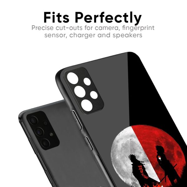 Anime Red Moon Glass Case for Samsung Galaxy A52 For Discount