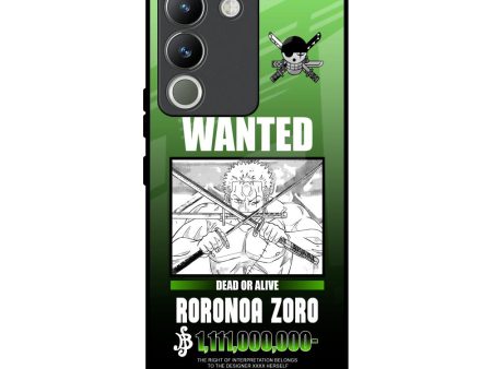 Zoro Wanted Glass Case for Vivo Y200 5G Cheap