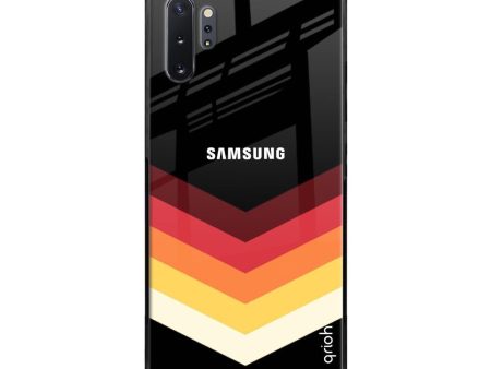 Abstract Arrow Pattern Glass Case For Samsung Galaxy Note 10 Plus Hot on Sale