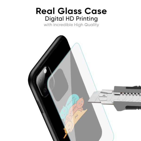 Anxiety Stress Glass Case for Vivo V25 Online now