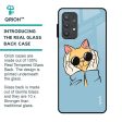 Adorable Cute Kitty Glass Case For Samsung Galaxy A52 For Discount