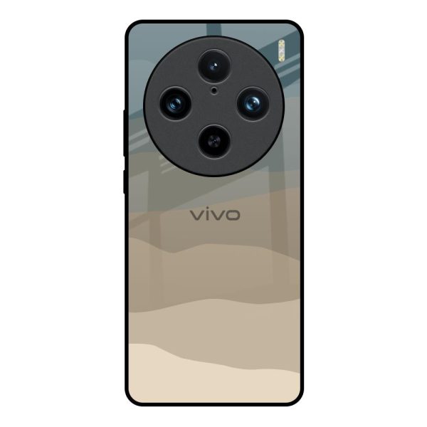 Abstract Mountain Pattern Glass Case for Vivo X100 Pro 5G For Discount