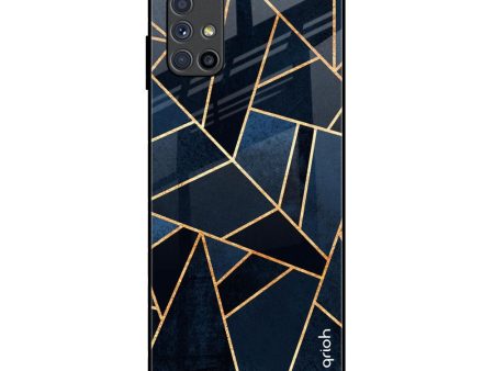 Abstract Tiles Glass Case for Samsung Galaxy M51 Cheap